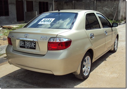 Mobil Bekas Jambi: Toyota VIOS G VVTi M/T 2004 (SUDAH TERJUAL)